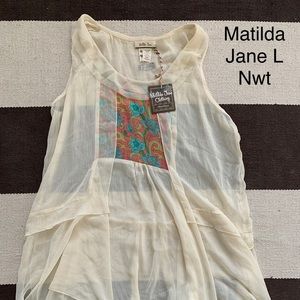 Matilda Jane size L sleeveless top